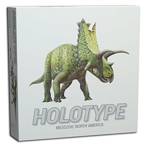 Brexwerx Games: Holotype: Mesozoic North America - Base Game, Strategy Board Game, Worker Placement, Paleontologist Dino Game, Ages 14+, 2-5 Players