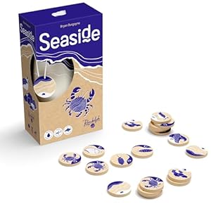 Seaside | Beach and Travel Friendly Game | Water Proof Game | Push Your Luck Game | Ages 8+ | 1 to 5 Players | 20 Minutes