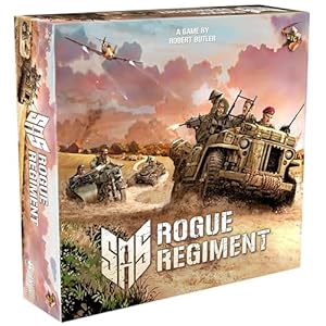 Word Forge Games: SAS Rogue Regiment - Core Game, Strategy Board Game, WWII Stealth Action Game, Military Theme, Ages 14+, 1-4 Players, 60 Min