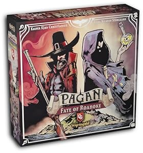 Capstone Games Pagan: Fate of Roanoke - Dueling Witch & Hunter Asymmetrical Deduction Card Game Filled with Intrigue & Mystery, 2 Players, 60 Mins