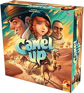 Camel Up (Second Edition) | Strategy , Dice Game | Family Board Game for Adults and Kids | Ages 8 and up | 3 to 8 Players | Average Playtime 30-45 Minutes | Made by Eggertspiele