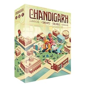 Chandigarh Board Game - Build The Modern Indian City of Tomorrow! Strategy Game for Kids & Adults, Ages 10+, 2-4 Players, 45 Minute Playtime, Made by Ludonova