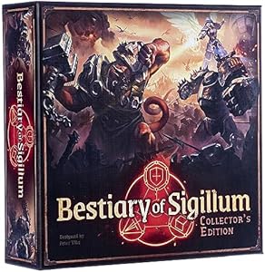 Bestiary of Sigillum: Collector's Edition board game1/2/4 Players | Ages 14 and up | Fantasy | Area Majority | Grid Movement | Tabletop MOBA | Non-Random combat | Average Playtime 40-60 minutes